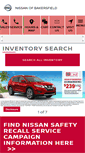 Mobile Screenshot of nissanofbakersfield.com